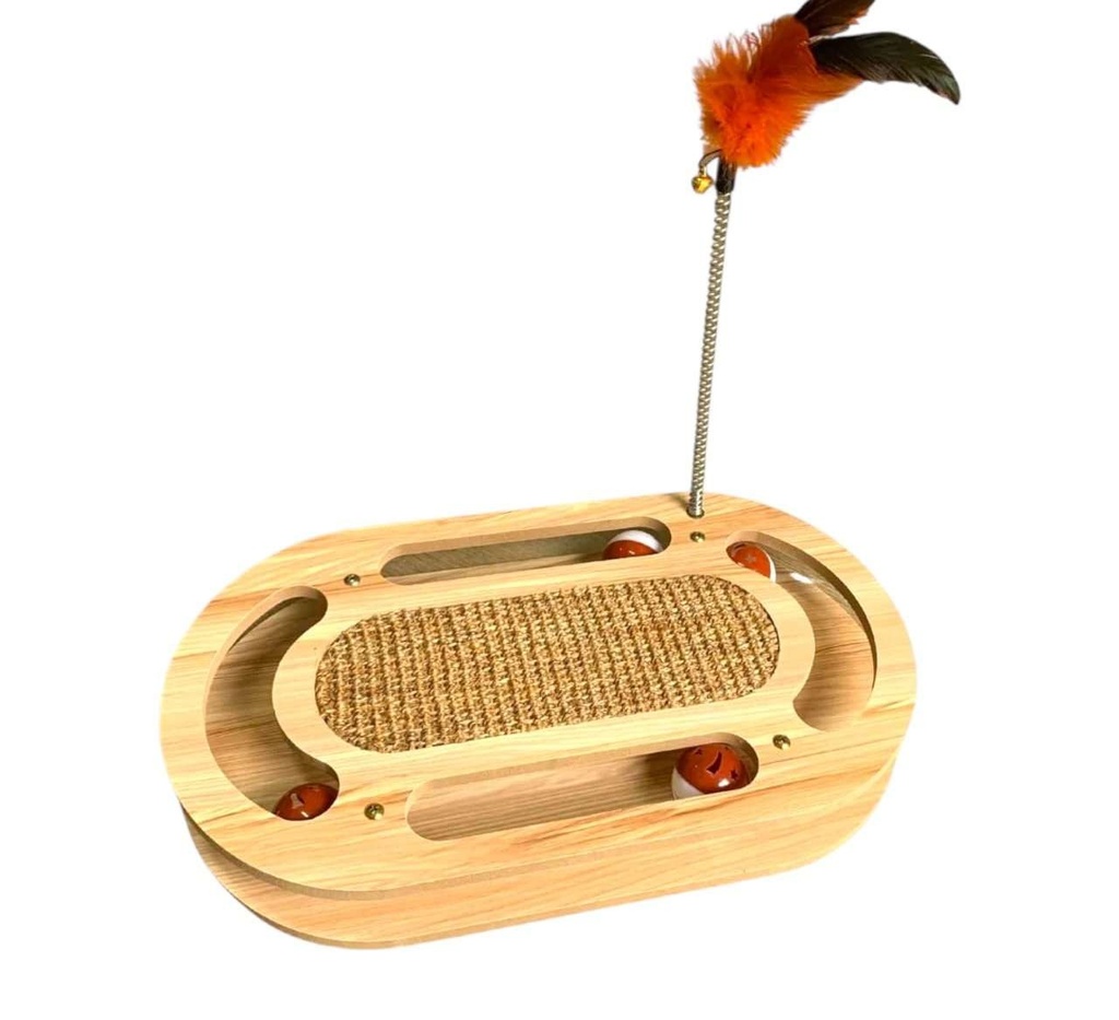 RASCADOR DE MADERA OVALADO
