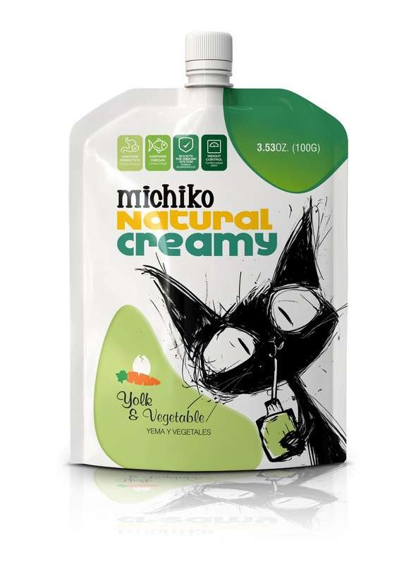 MICHIKO NATURAL CREAMY YEMA DE HUEVO Y VEGETALES